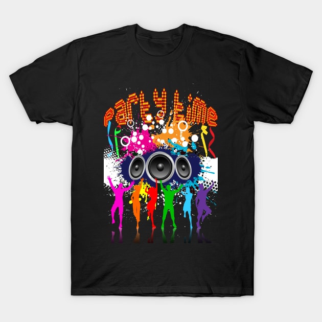 It's Party Time! T-Shirt by black8elise